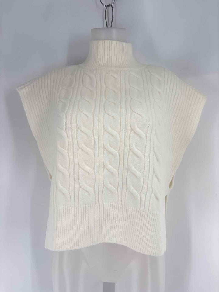 Size XS Ann Taylor Ivory Knit Sweater