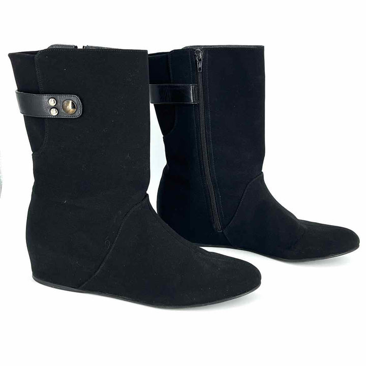 Shoe Size 10 Stuart Weitzman Black Boots