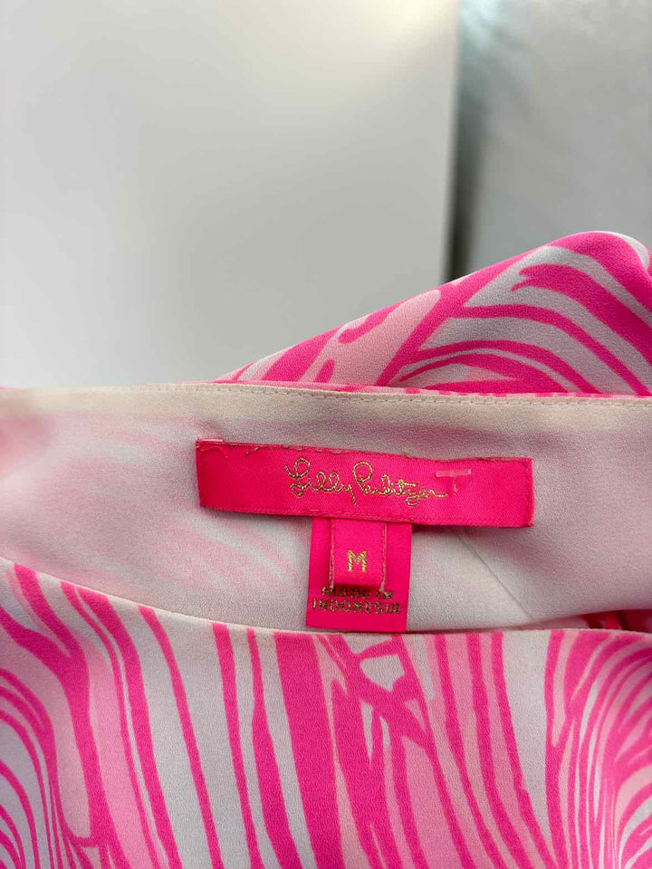 Size M Lilly Pulitzer PINK PRINT Shirt
