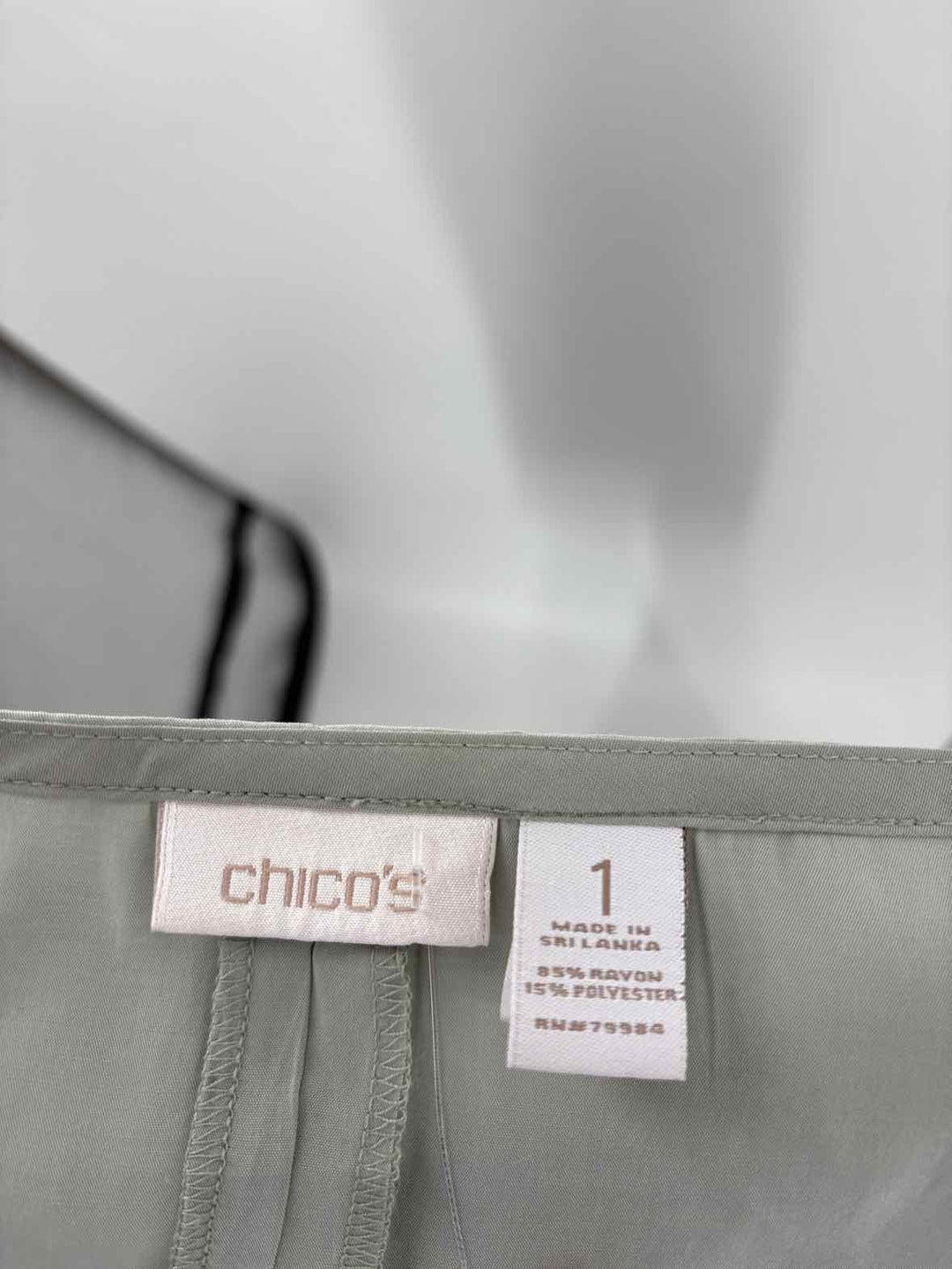 Size M Chico's Green Dress