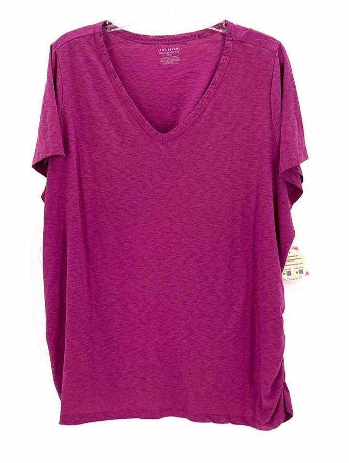 Size 22/24 LANE BRYANT Fuschia Knit Shirt