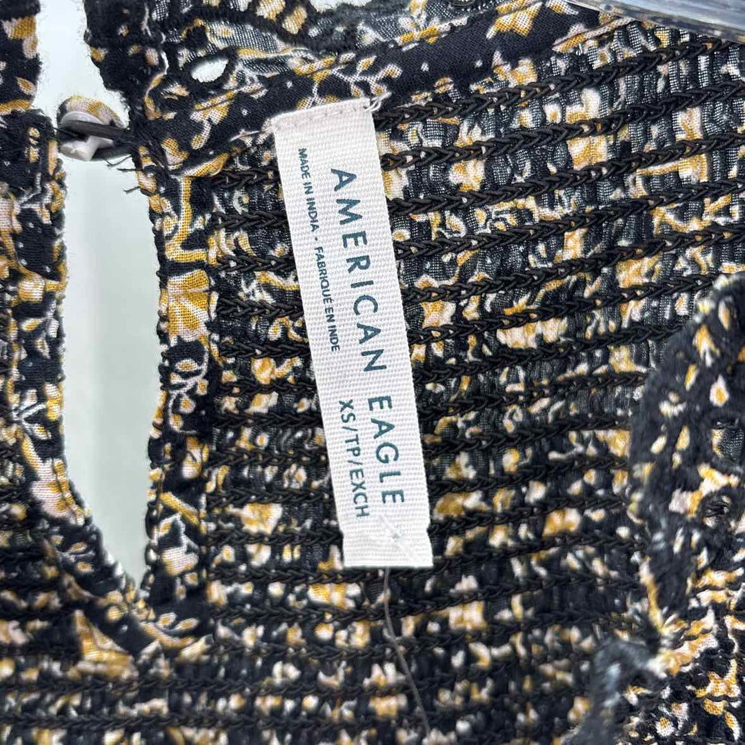 Size XS AMERICAN EAGLE Black Shirt