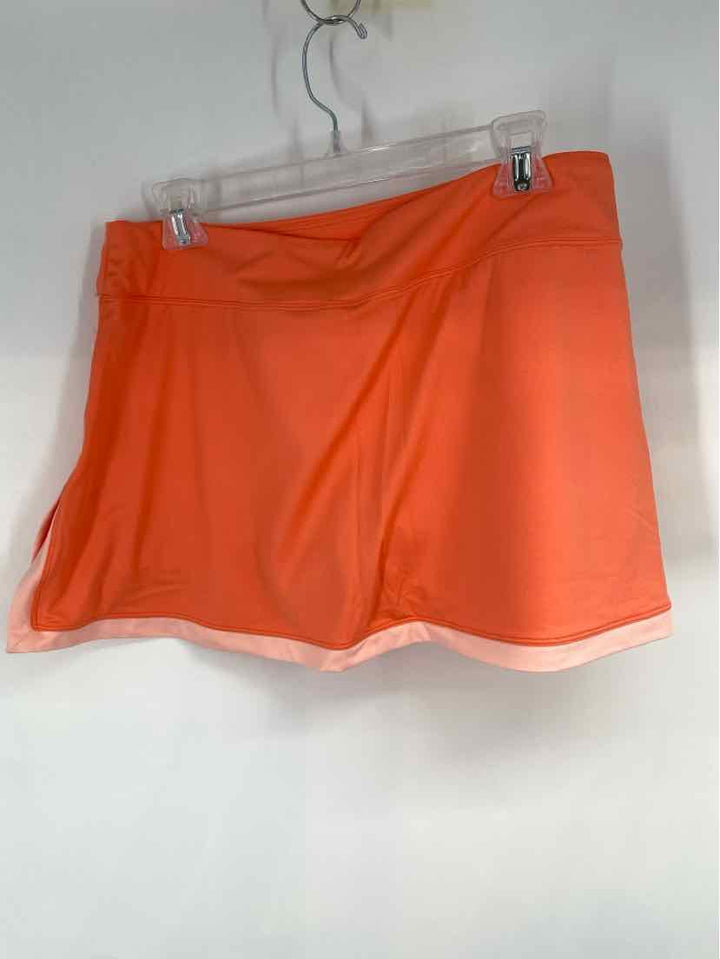 Size L Nike Orange Skirt
