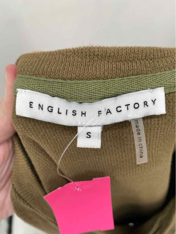 Size S ENGLISH FACTORY Green Dress