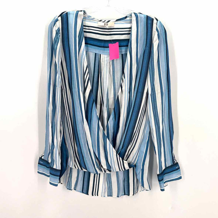Size 2 ETCETERA Blue Print Shirt