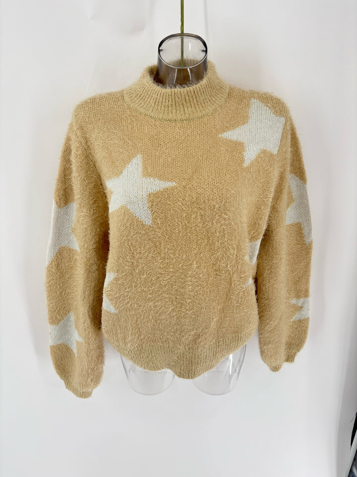 Size M Beige Sweater