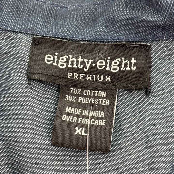 Size XL Navy Chambray Dress