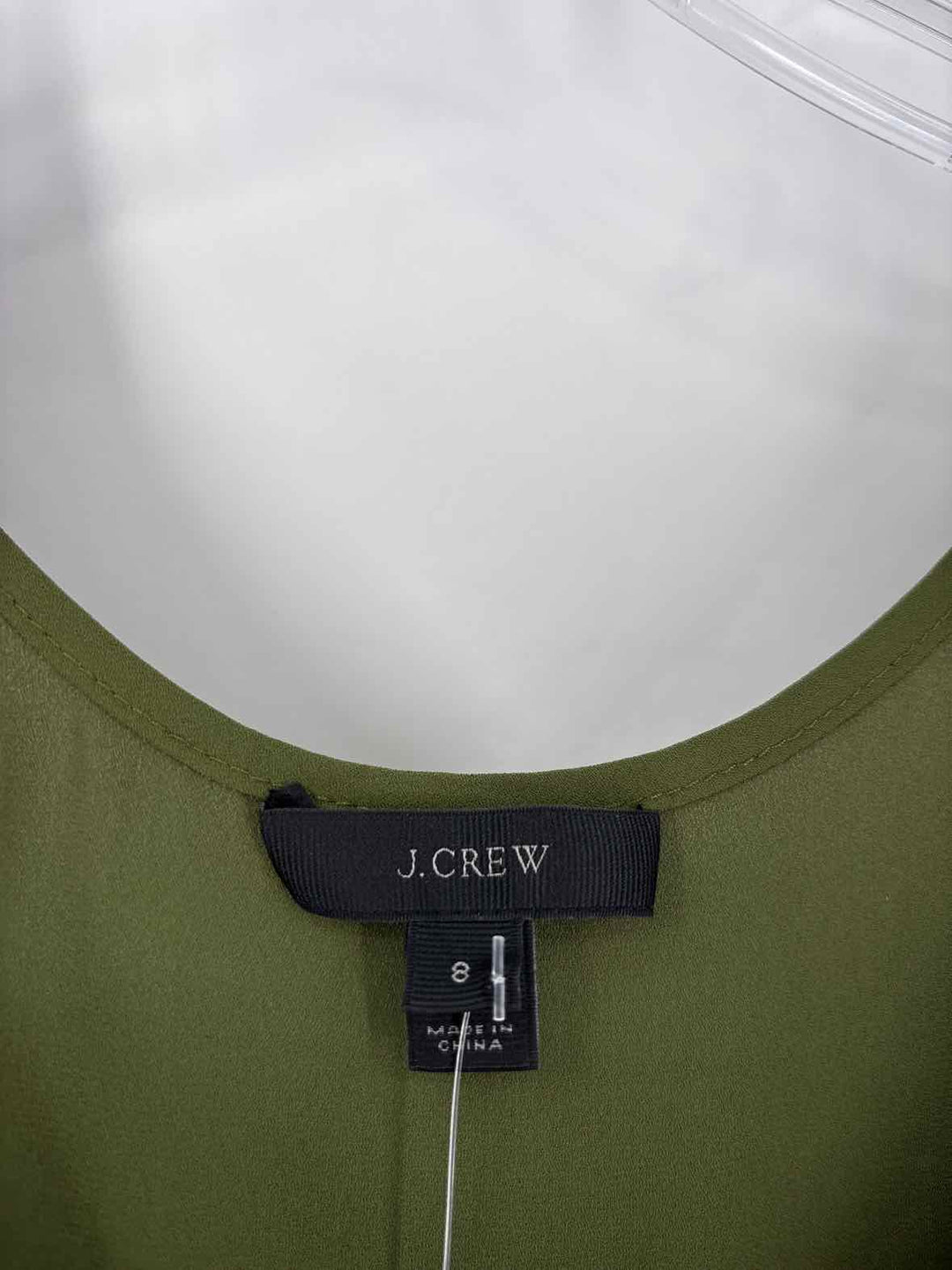 Size 8 J Crew Olive Shirt