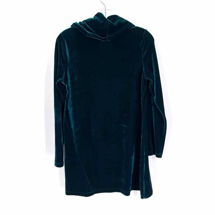Size XS SOFT SURROUNDINGS Green Velour Shirt