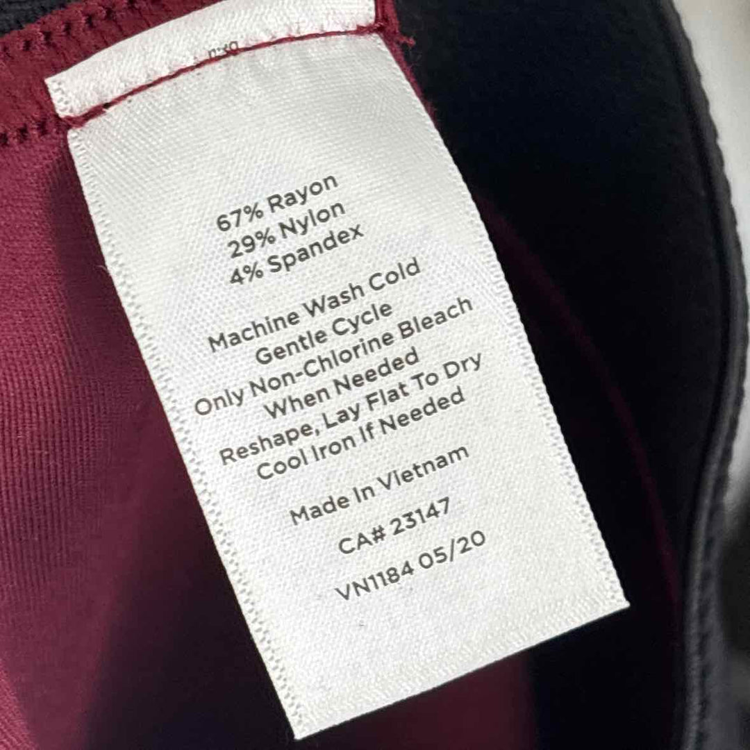 Size 8 Talbots Burgundy Knit Pants
