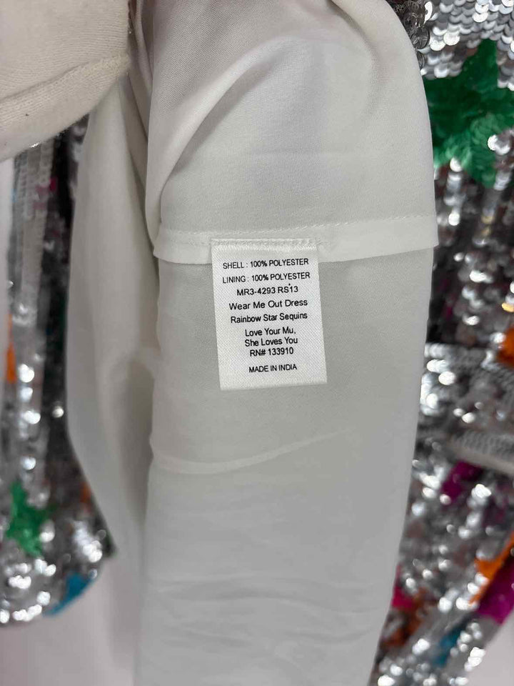 Size S SHOW ME YOUR MUMU Silver Dress