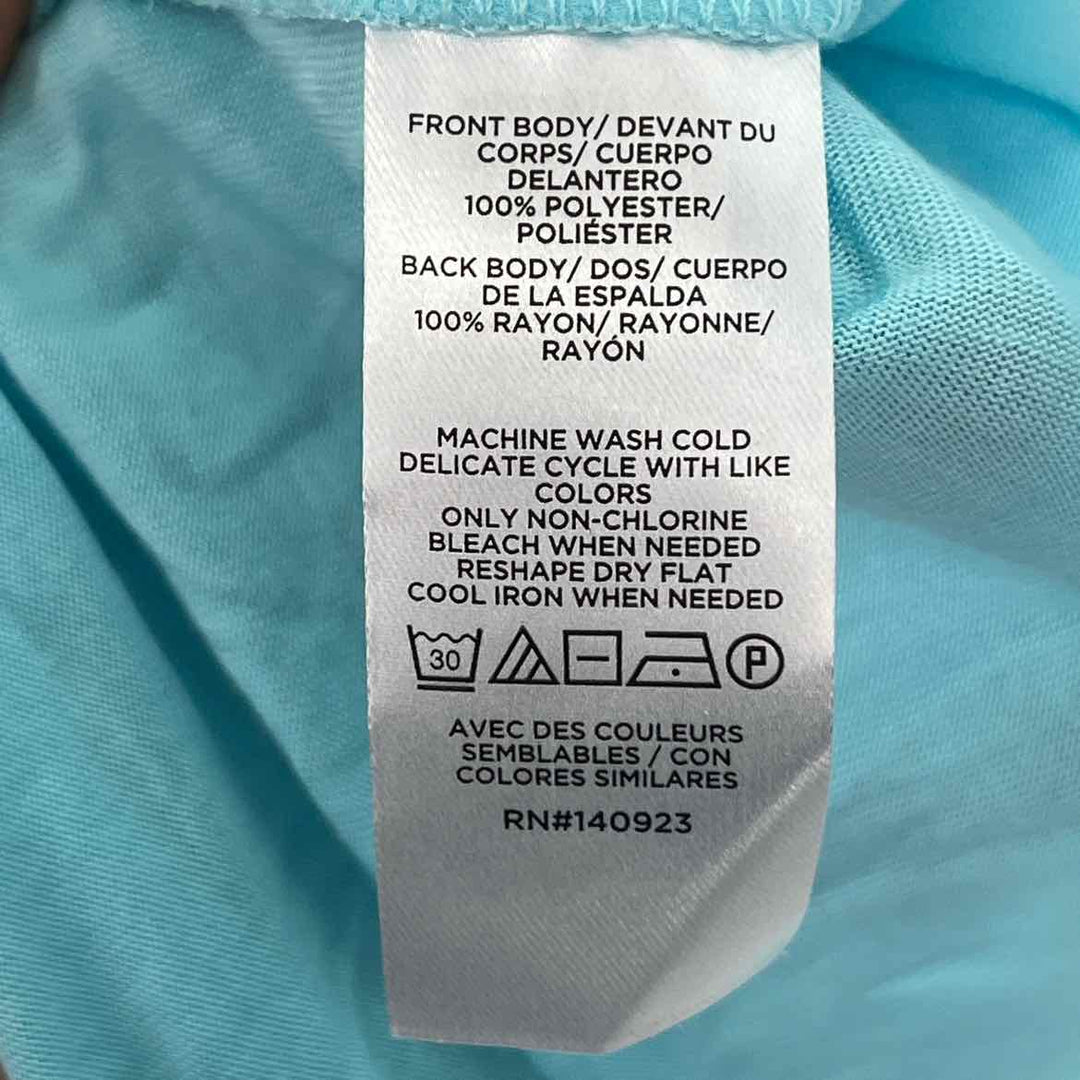 Size Petite LOFT Aqua Shirt