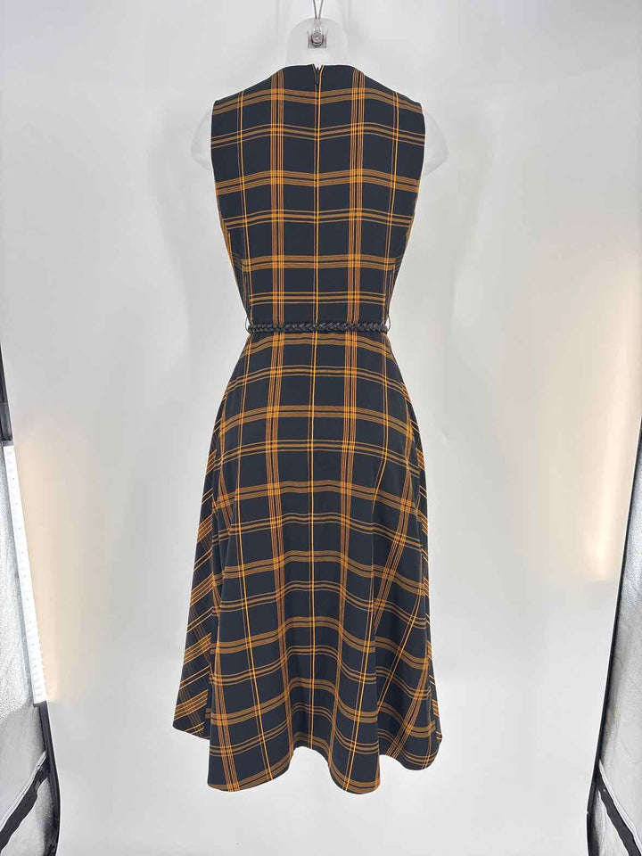 Size 4 LAFAYETTE Black Print Dress
