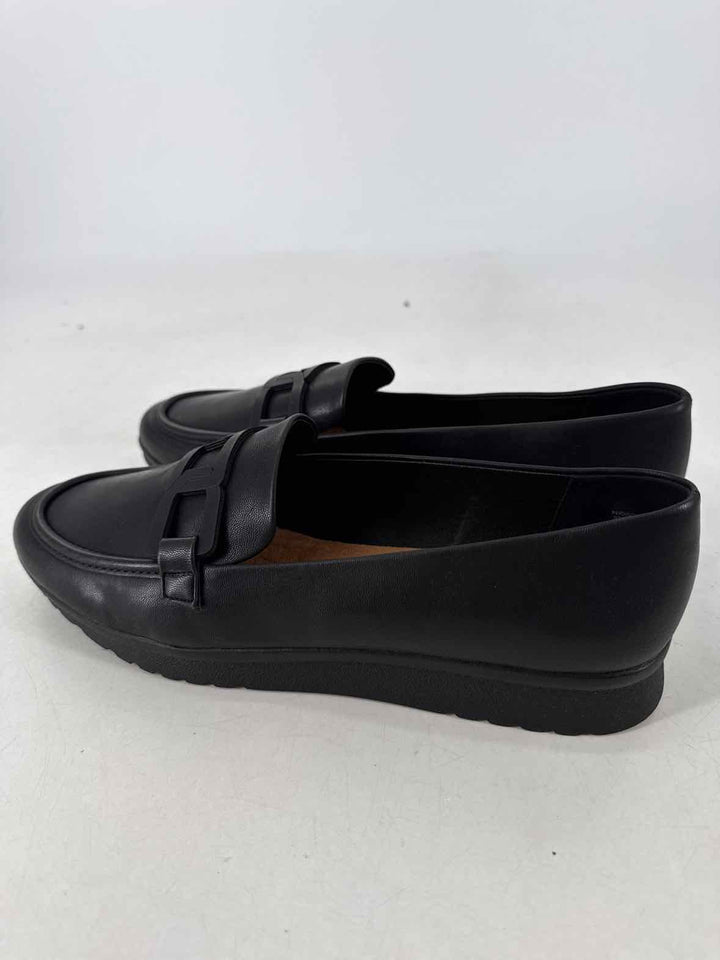Shoe Size 11 Black Leather Loafers