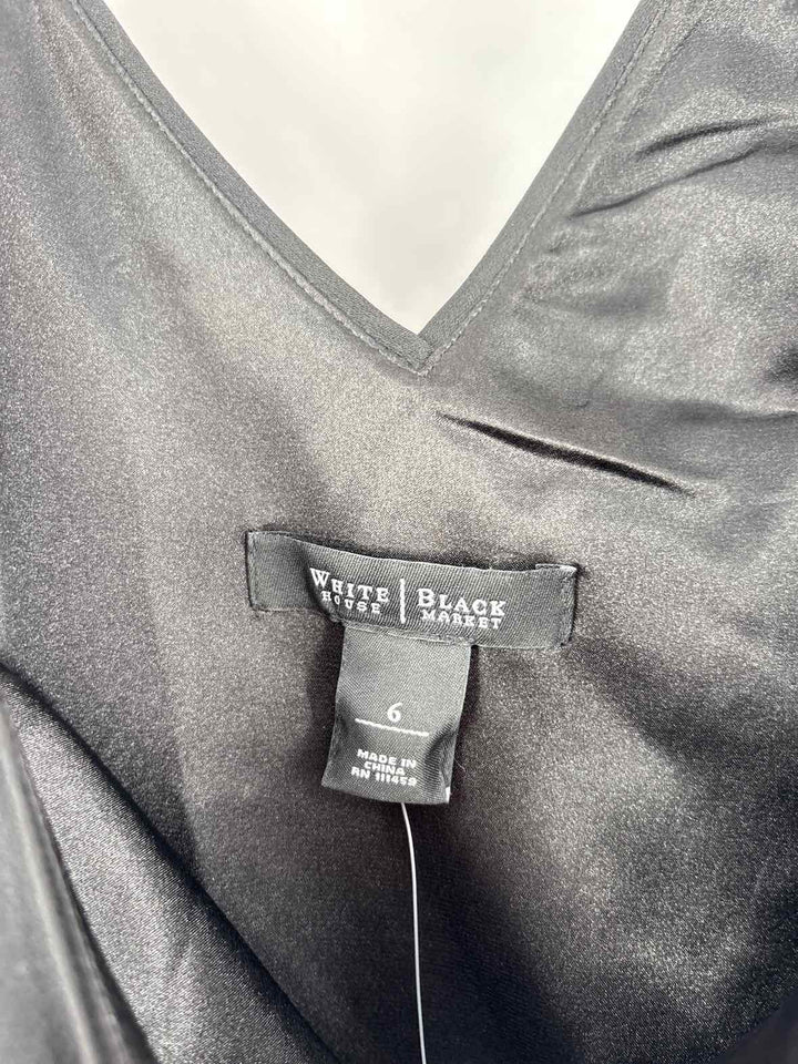Size 6 White House Black Market Black Dress