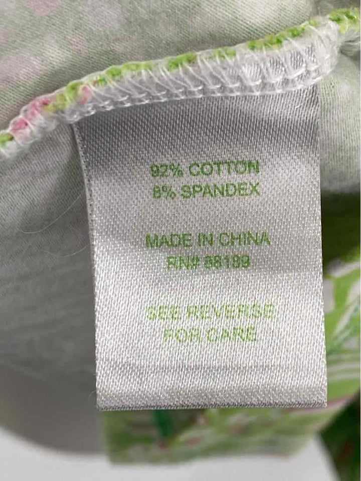 Size M Lilly Pulitzer Green Print Dress