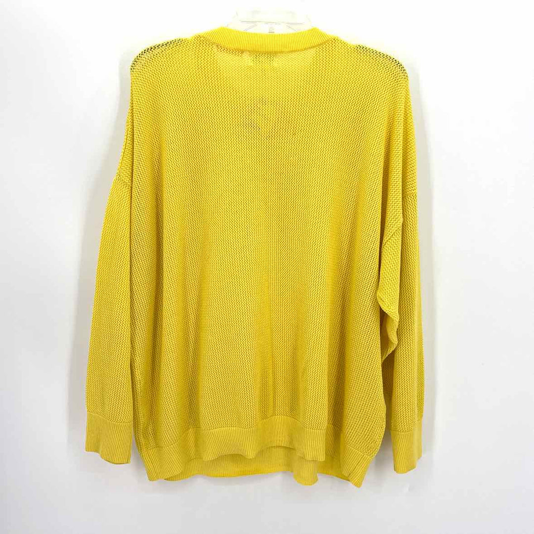 Size 1X Yellow Knit Sweater