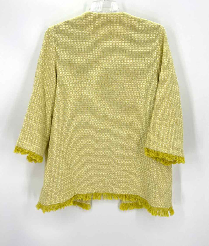 Size 16 Lime Green Tweed Jacket