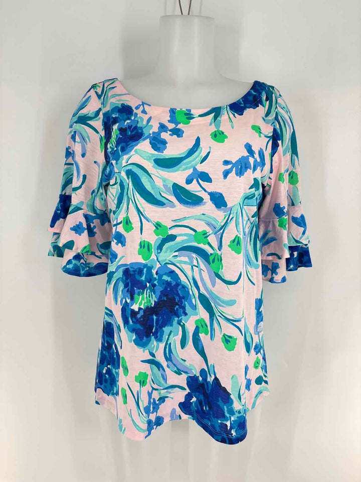 Size M Lilly Pulitzer PINK PRINT Shirt