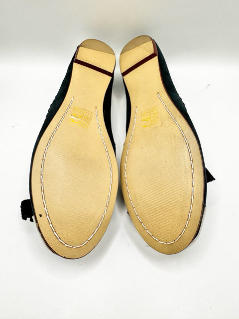 Shoe Size 8 Black Suede Flats