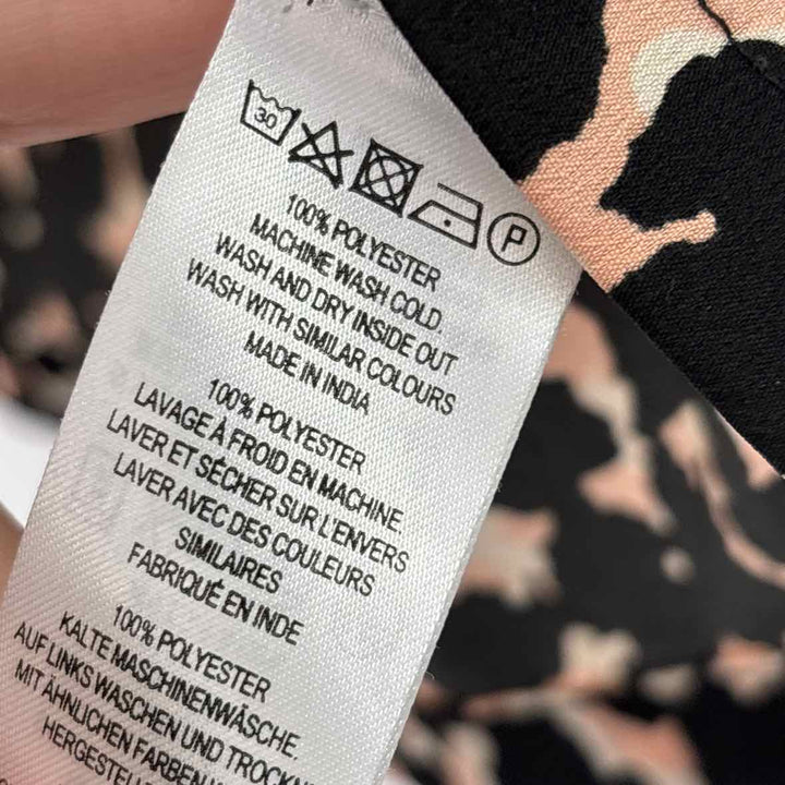Size S Black Print Shirt