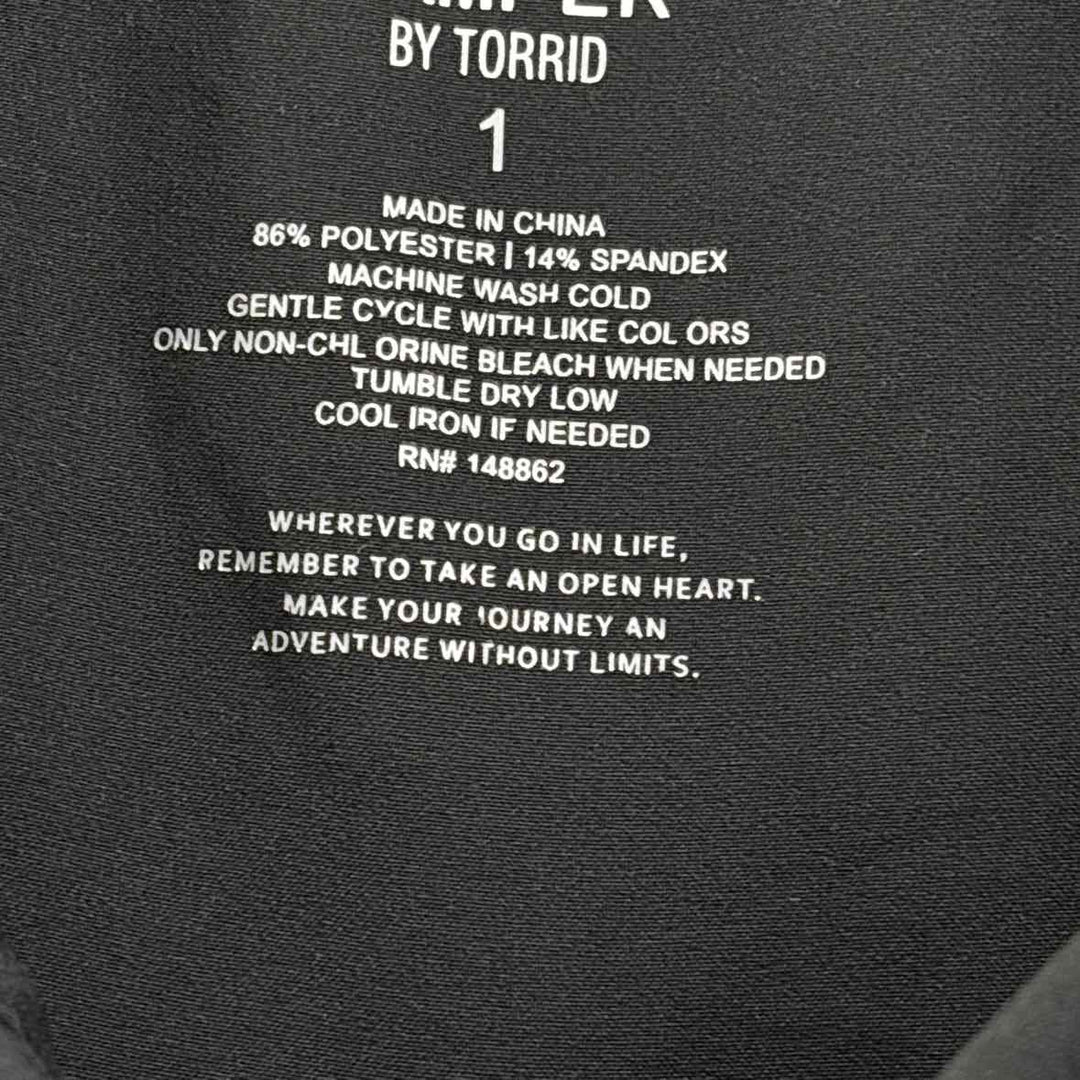 Size 14/16 Torrid Black Shirt