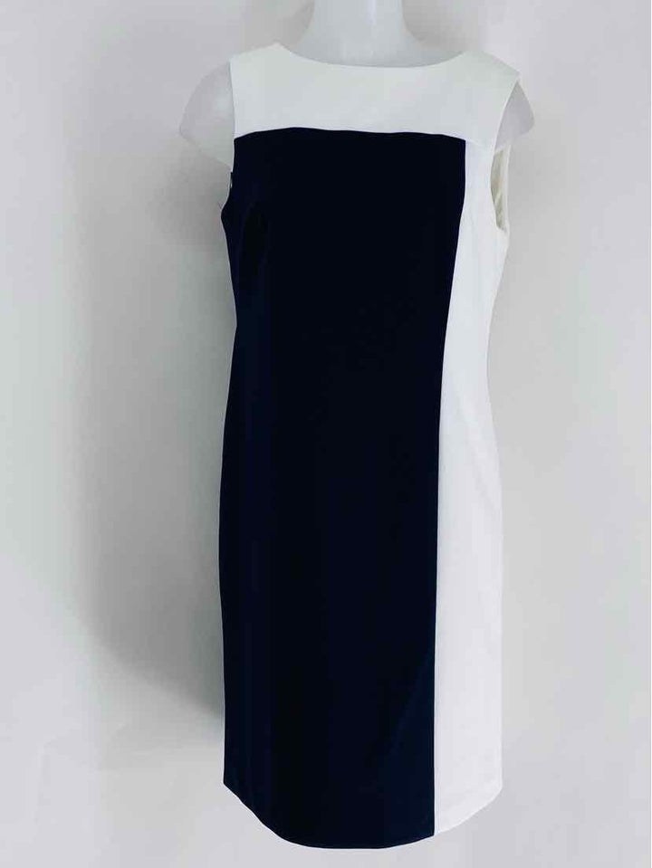 Size 10P RALPH LAUREN Navy Dress