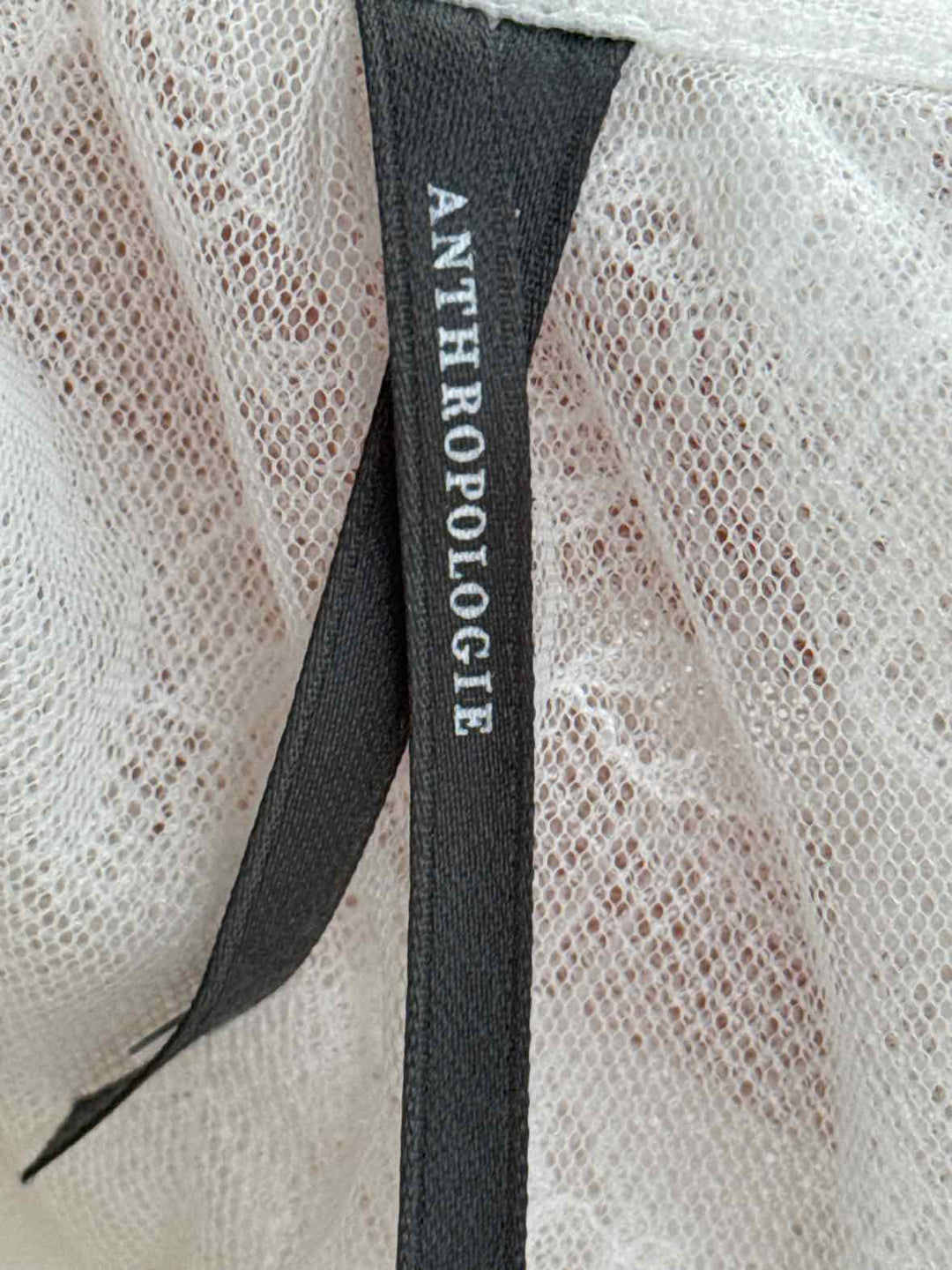 Size M Anthropologie Cream Shirt