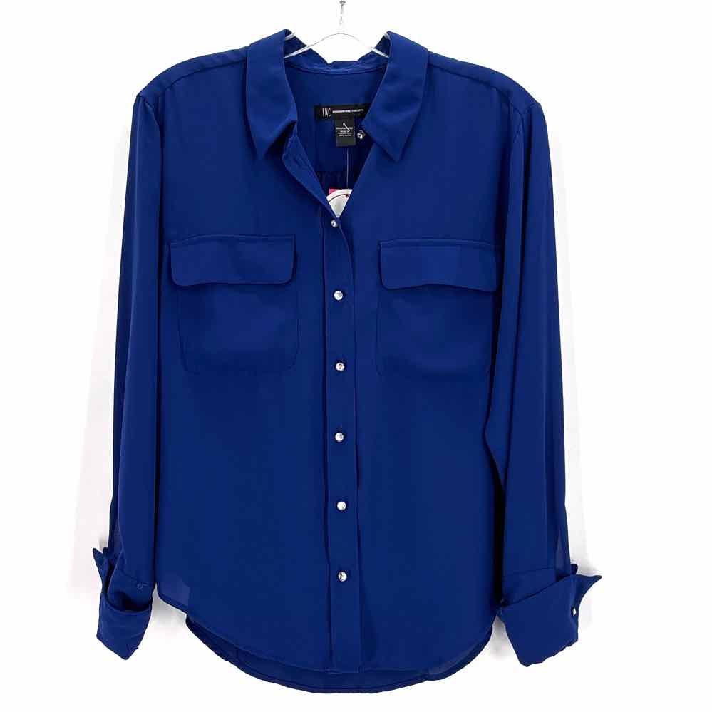 Size 6 INC Blue Shirt