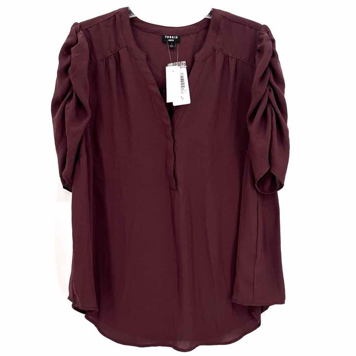 Size 14/16 Torrid Brown Shirt