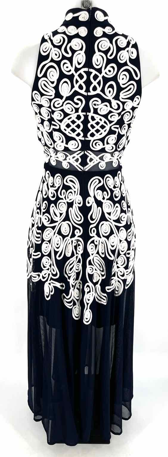 Size 4 AQUA Navy Dress