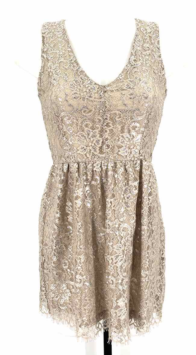 Size S Gold Lace Dress
