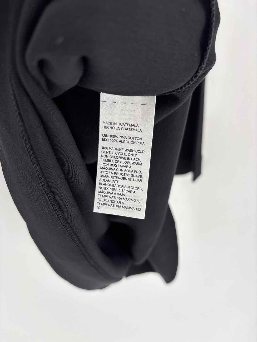 Size L Chico's Black Cotton Shirt