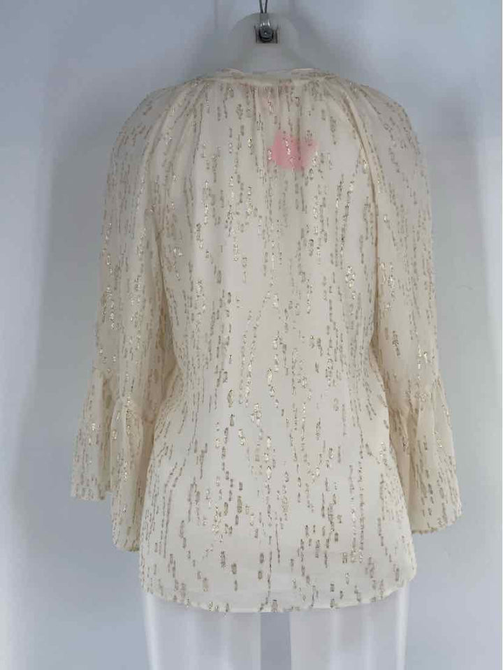 Size S Lilly Pulitzer Cream Shirt