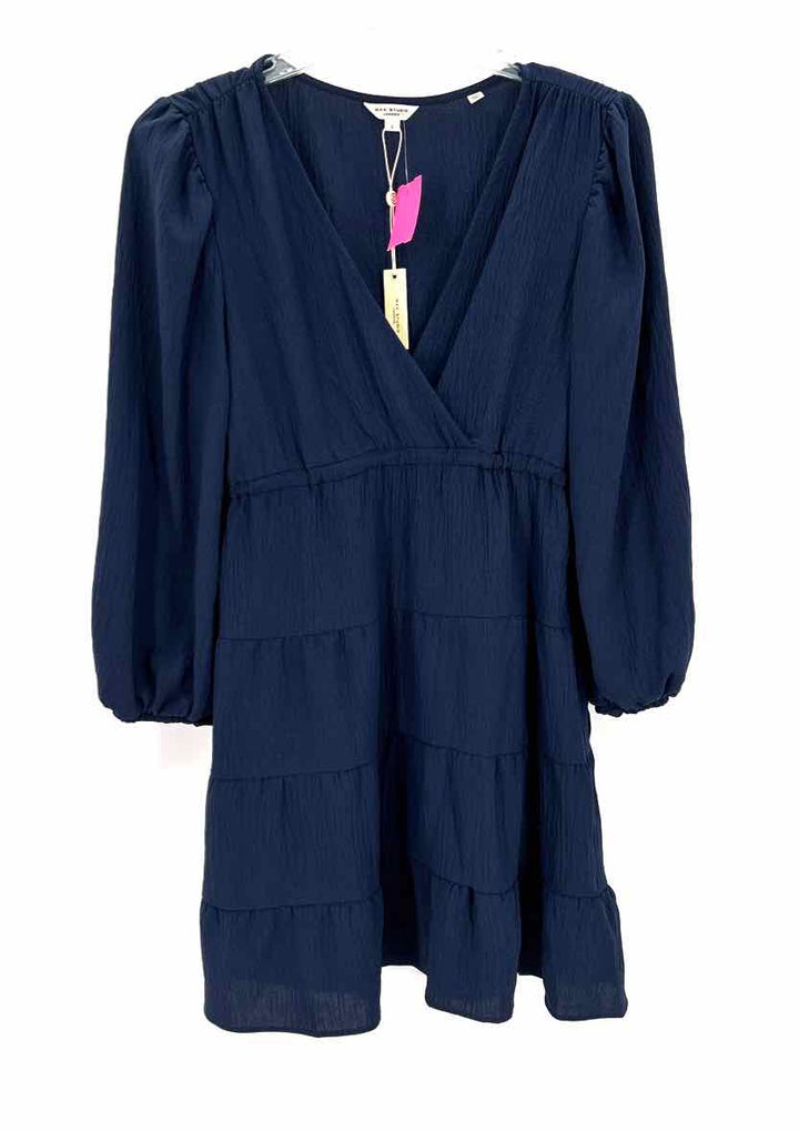 Size L MAX STUDIO Navy Dress