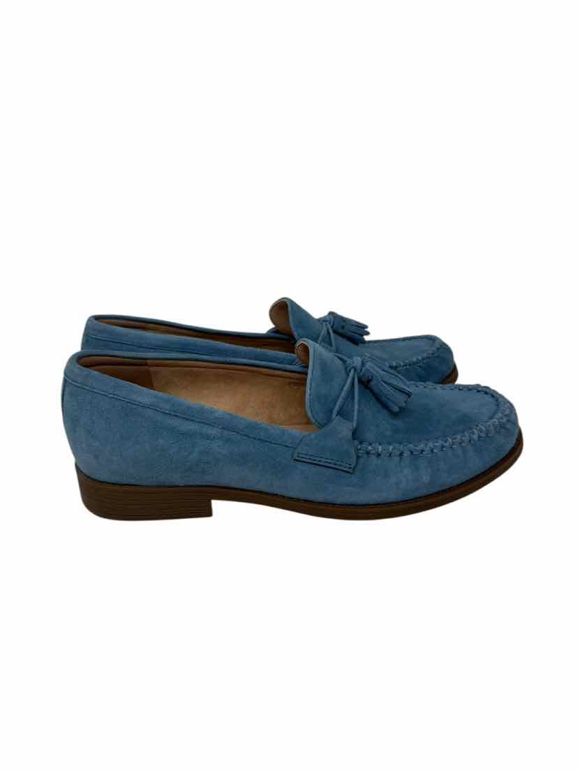 Shoe Size 8.5 Cole Haan Blue Suede Loafers