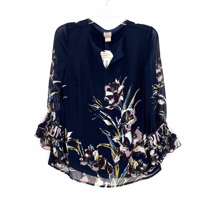 Size Petite Chico's Navy Shirt