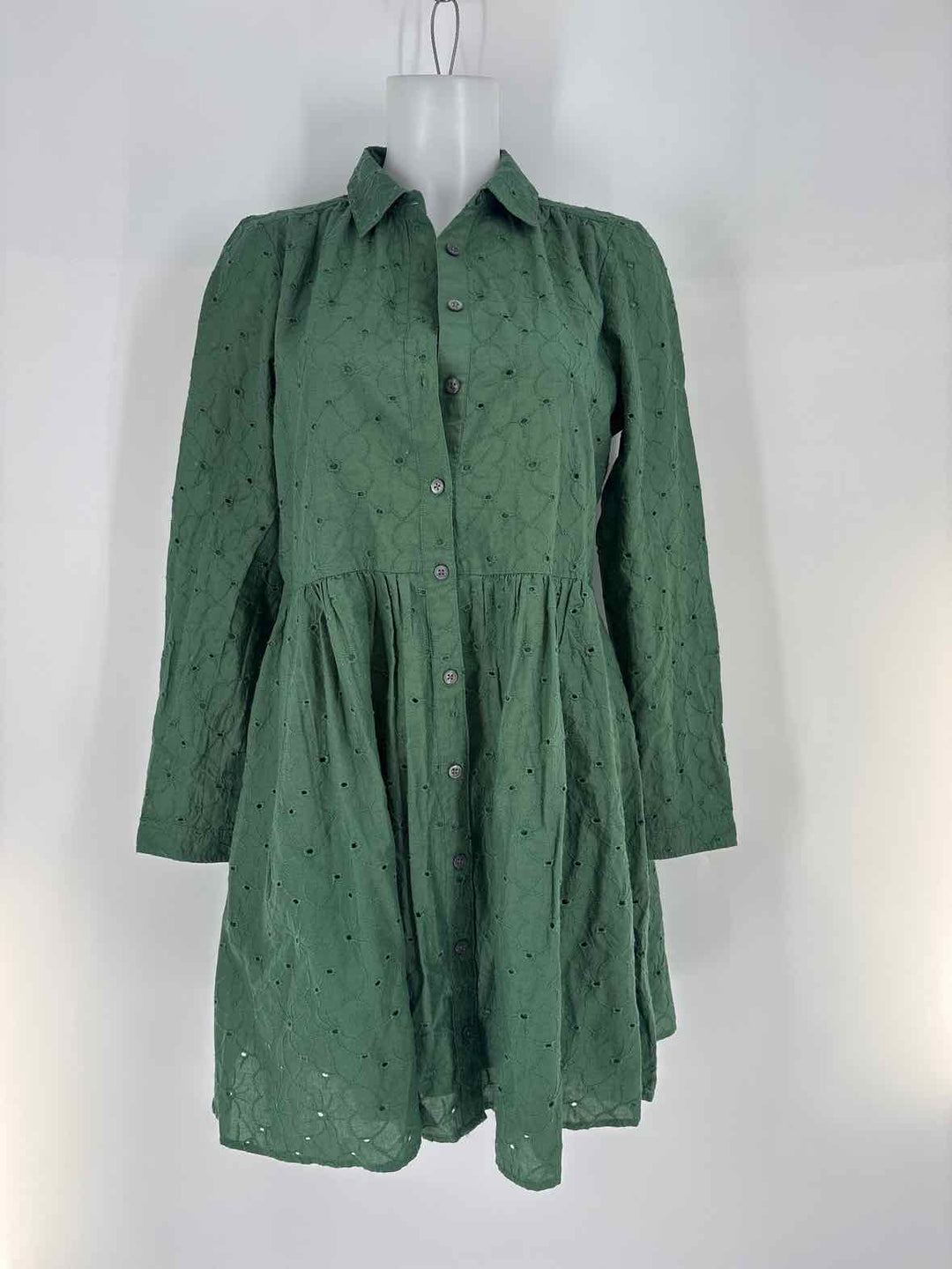 Size 6 J Crew Green Dress