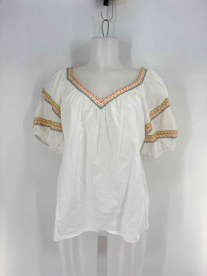 Size L Ann Taylor White Shirt