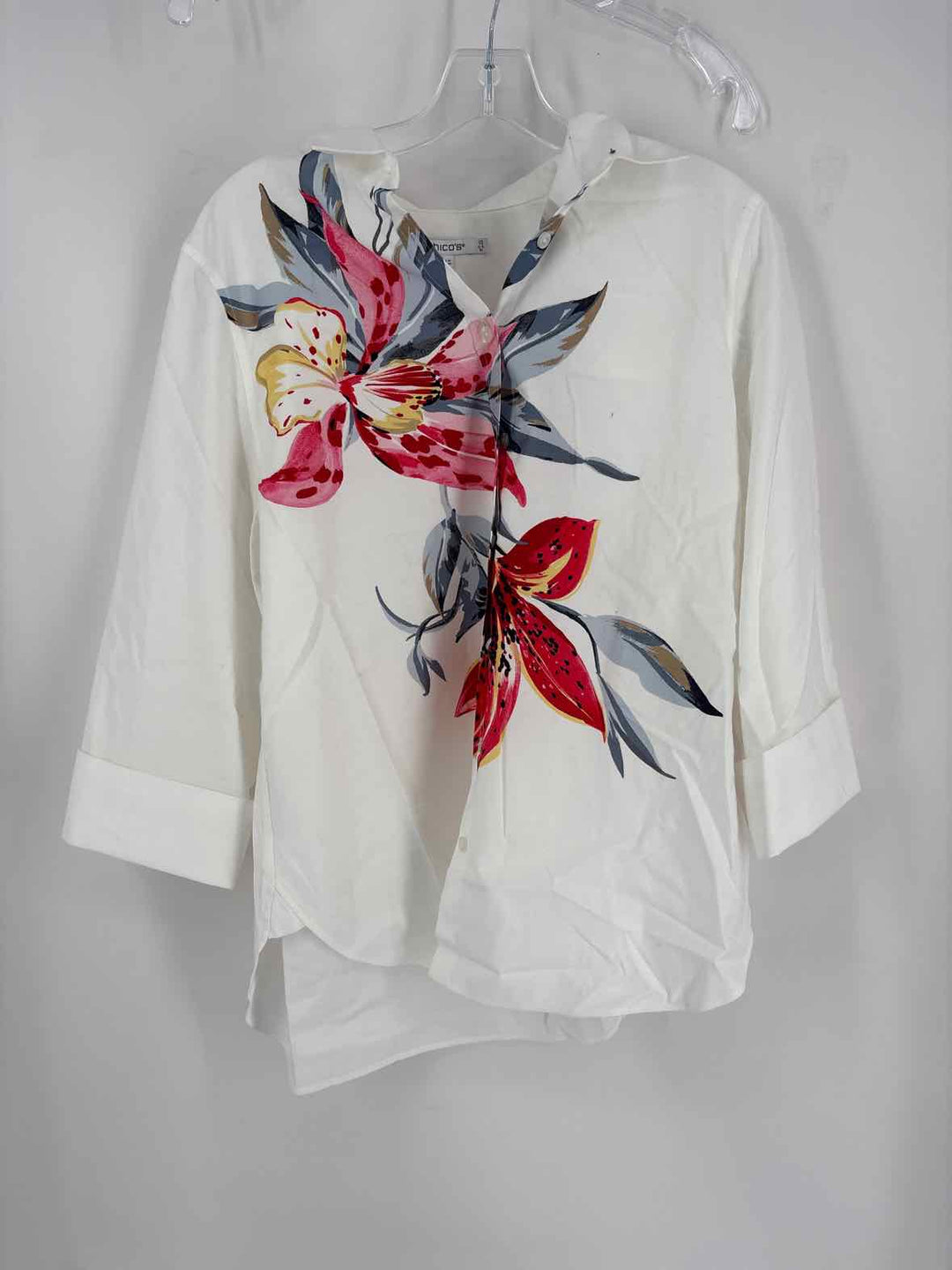 Size 10 Chico's White Shirt