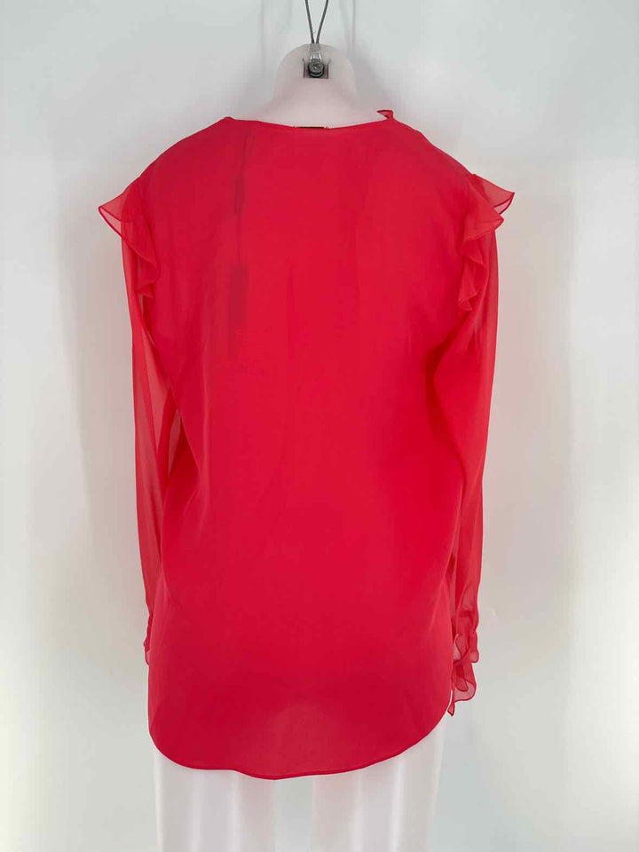 Size M TAHARI Peach Shirt
