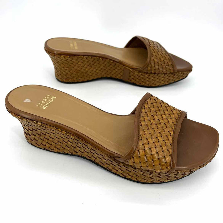 Shoe Size 9 Stuart Weitzman Camel Wedge