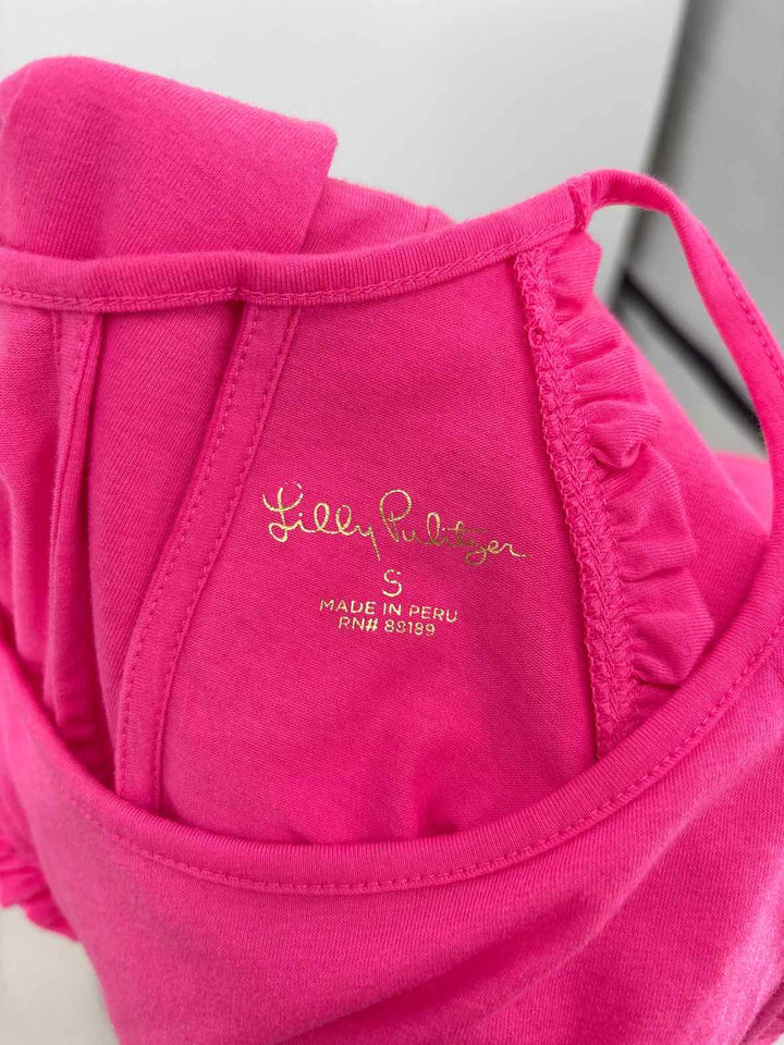 Size S Lilly Pulitzer Pink Cotton Shirt