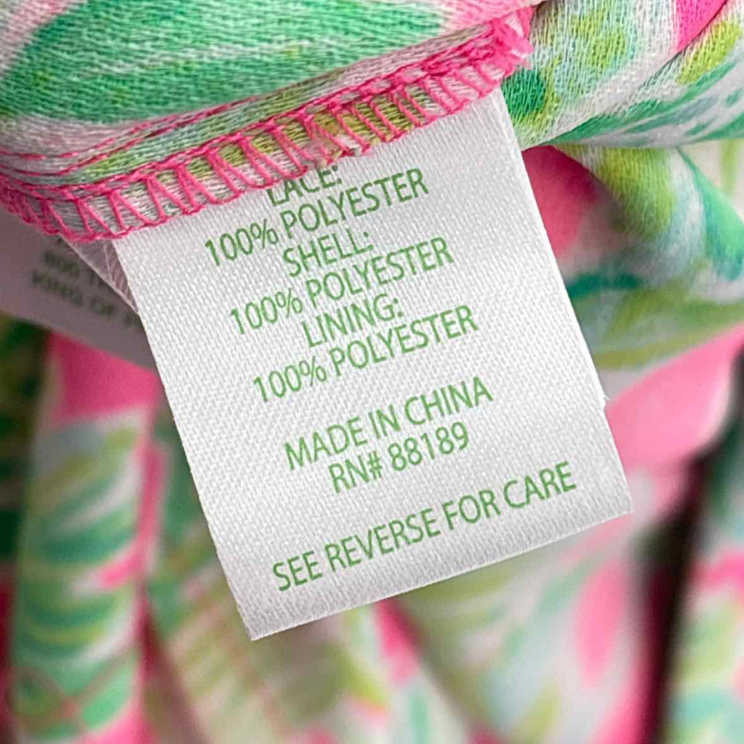 Size 4 Lilly Pulitzer Multi-Color Lace Romper