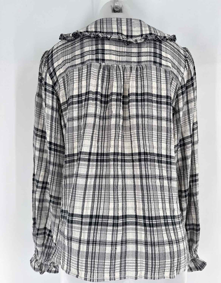 Size L Pilcro & the Letterpress Gray Shirt