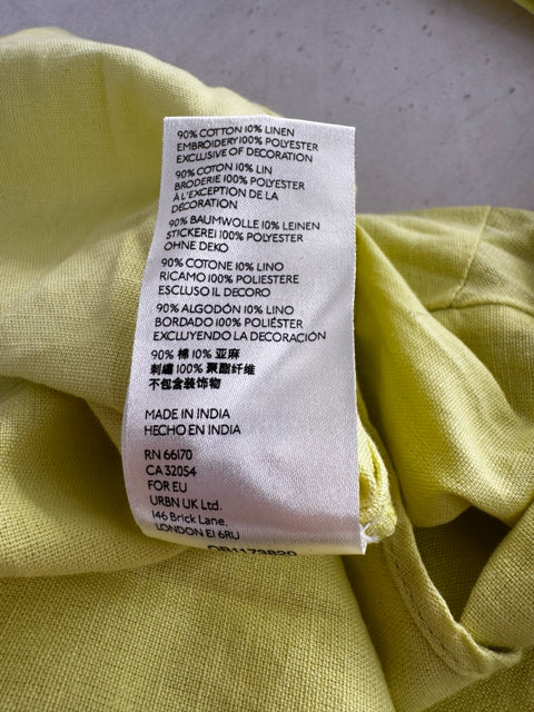 Size S Pilcro & the Letterpress Yellow Shirt