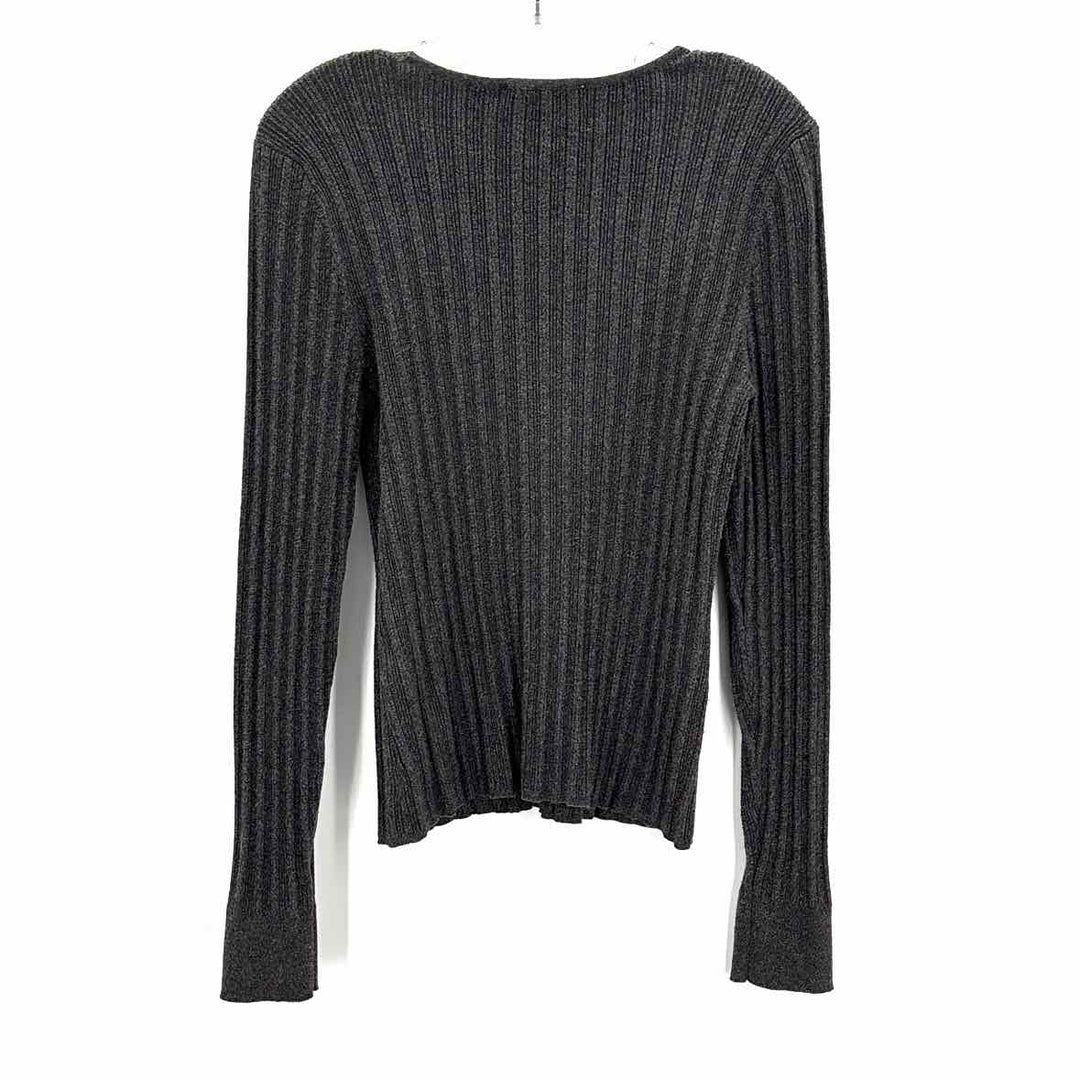 Size XL White House Black Market Charcoal Knit Sweater