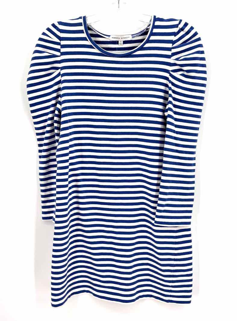 Size S REBECCA MINKOFF Blue Print Dress