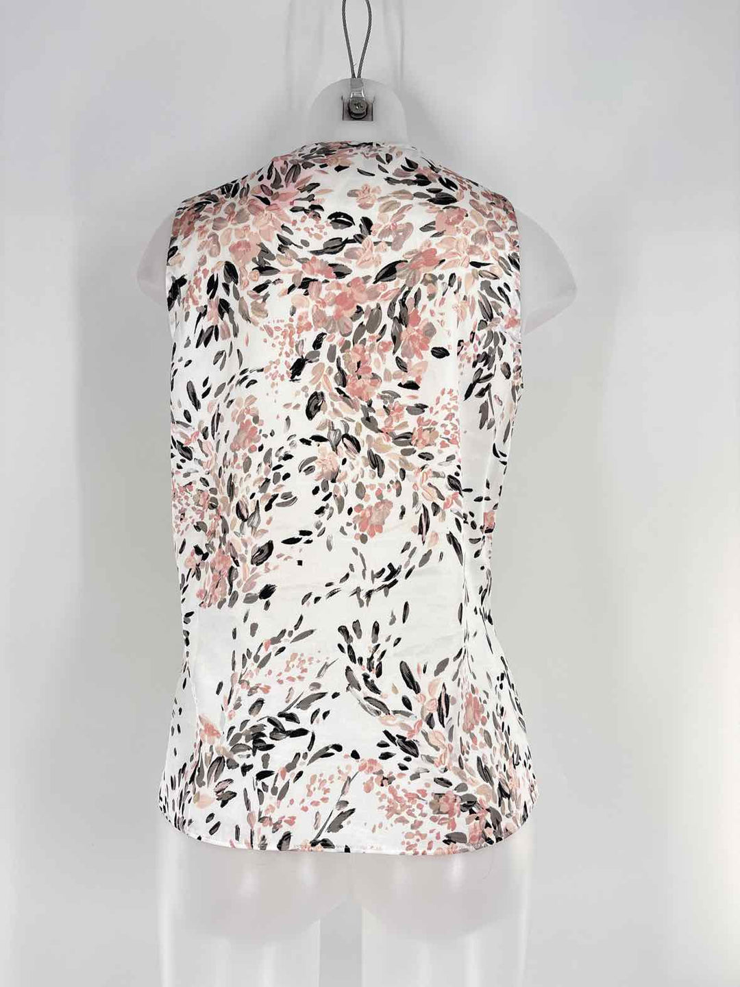 Size S White House Black Market White Print Shirt