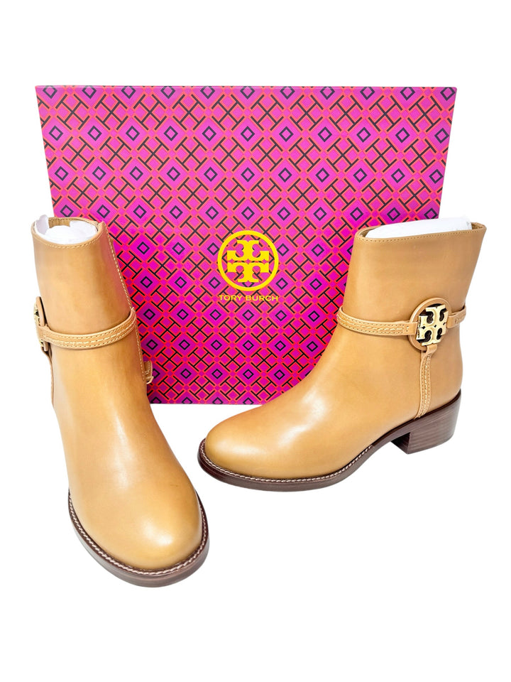Shoe Size 8 Tory Burch Beige Leather Boots